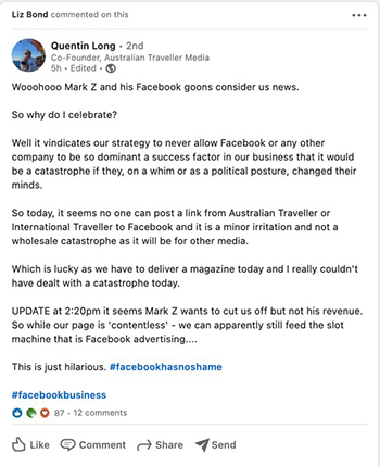 Facebook News Ban - where to get your news now!